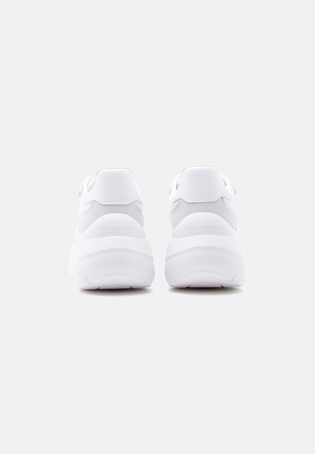 KONTOUR WEDGE LACE - Trainers - white/silver-coloured
