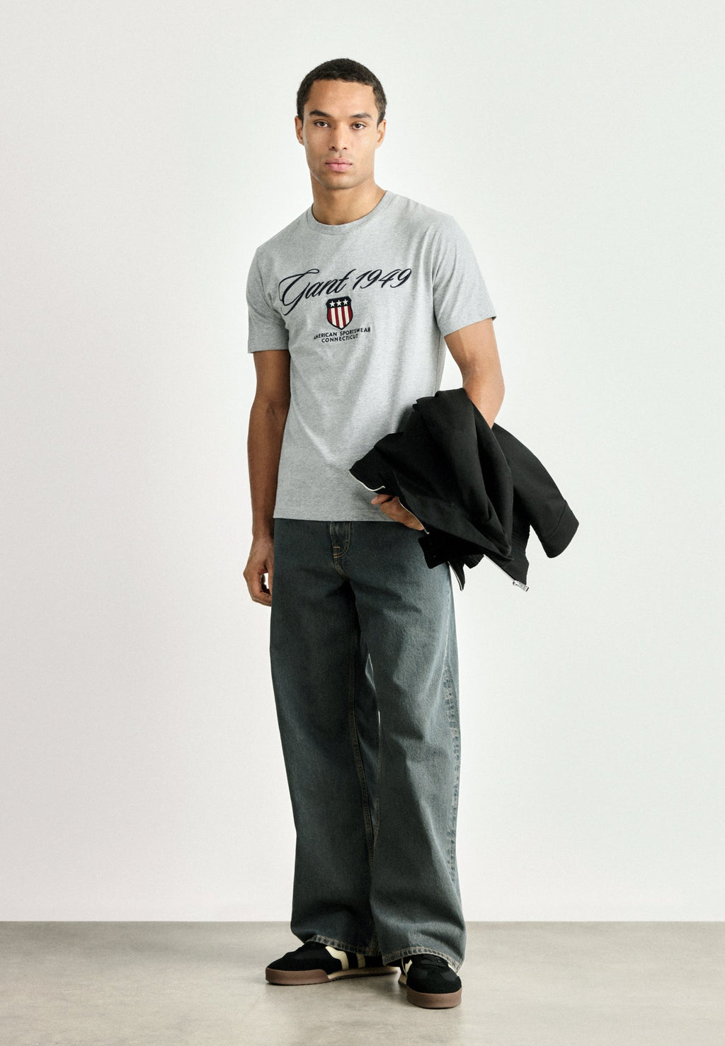 GRAPHIC  - Print T-shirt - grey melange