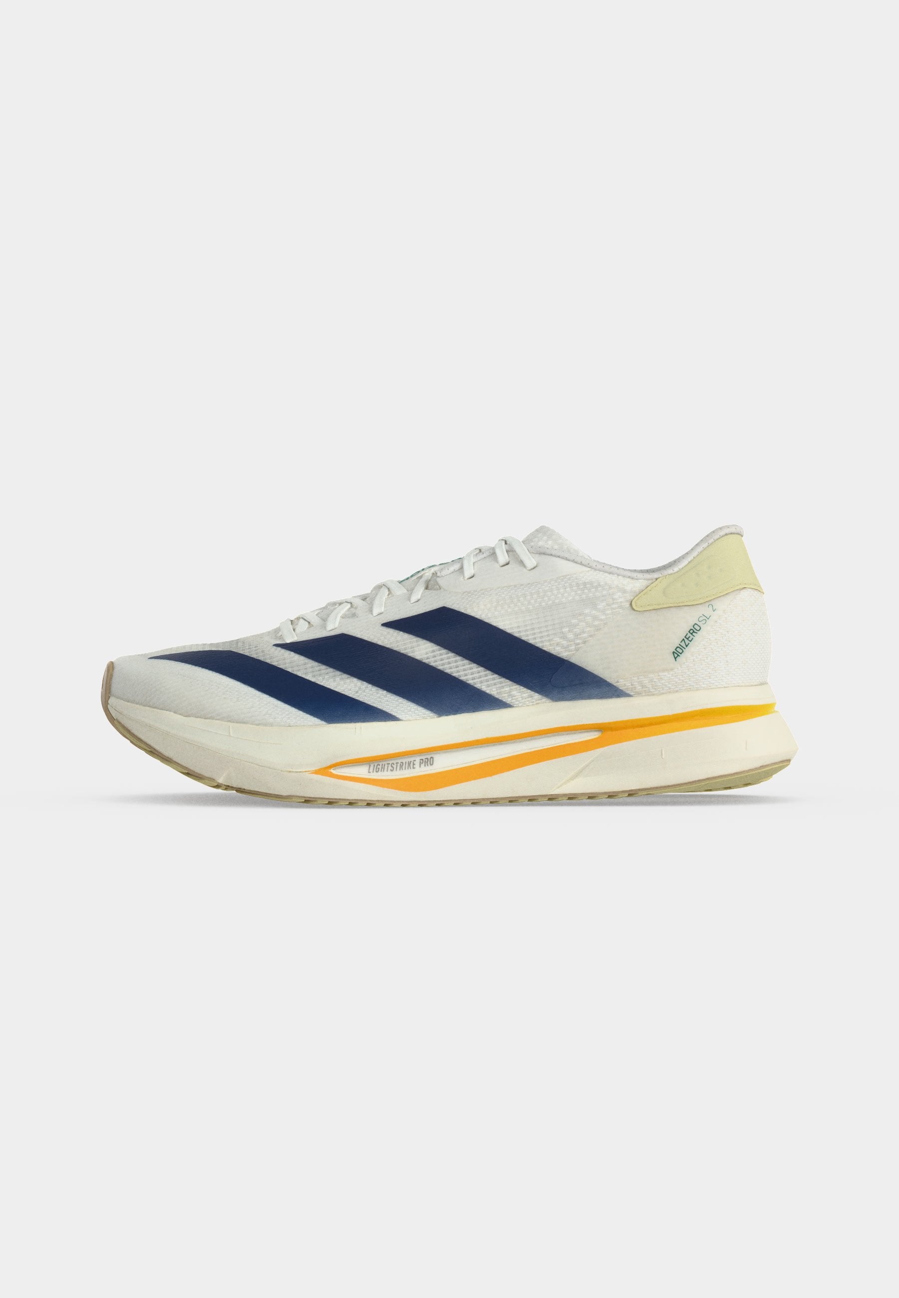 ADIZERO SL2 - Chaussures de course sur route - footwear white/dark blue/dual yellow