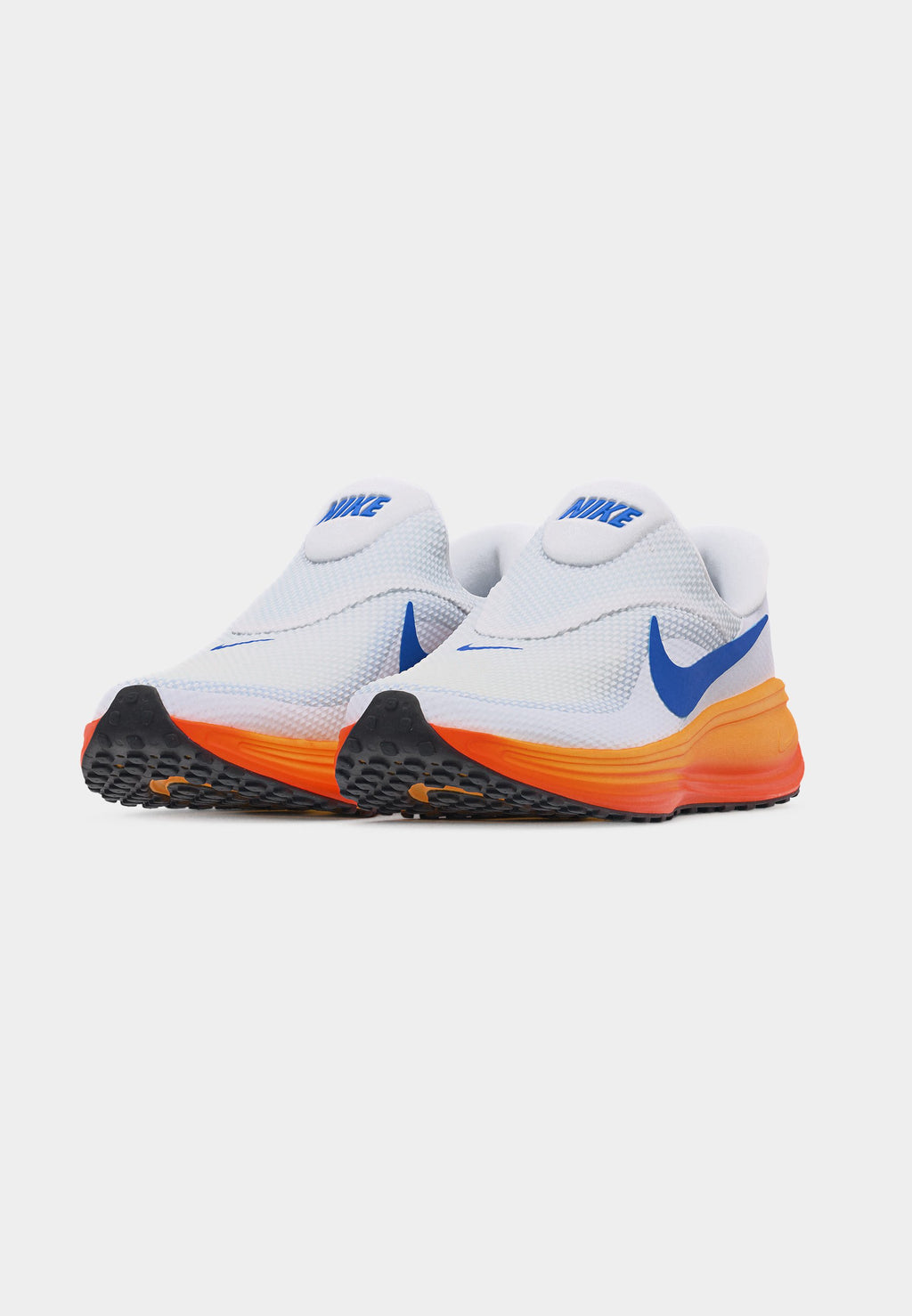 REVOLUTION 8 EASYON - Road running shoes - white/blue crystal/hydrogen blue/total orange/topaz gold-coloured