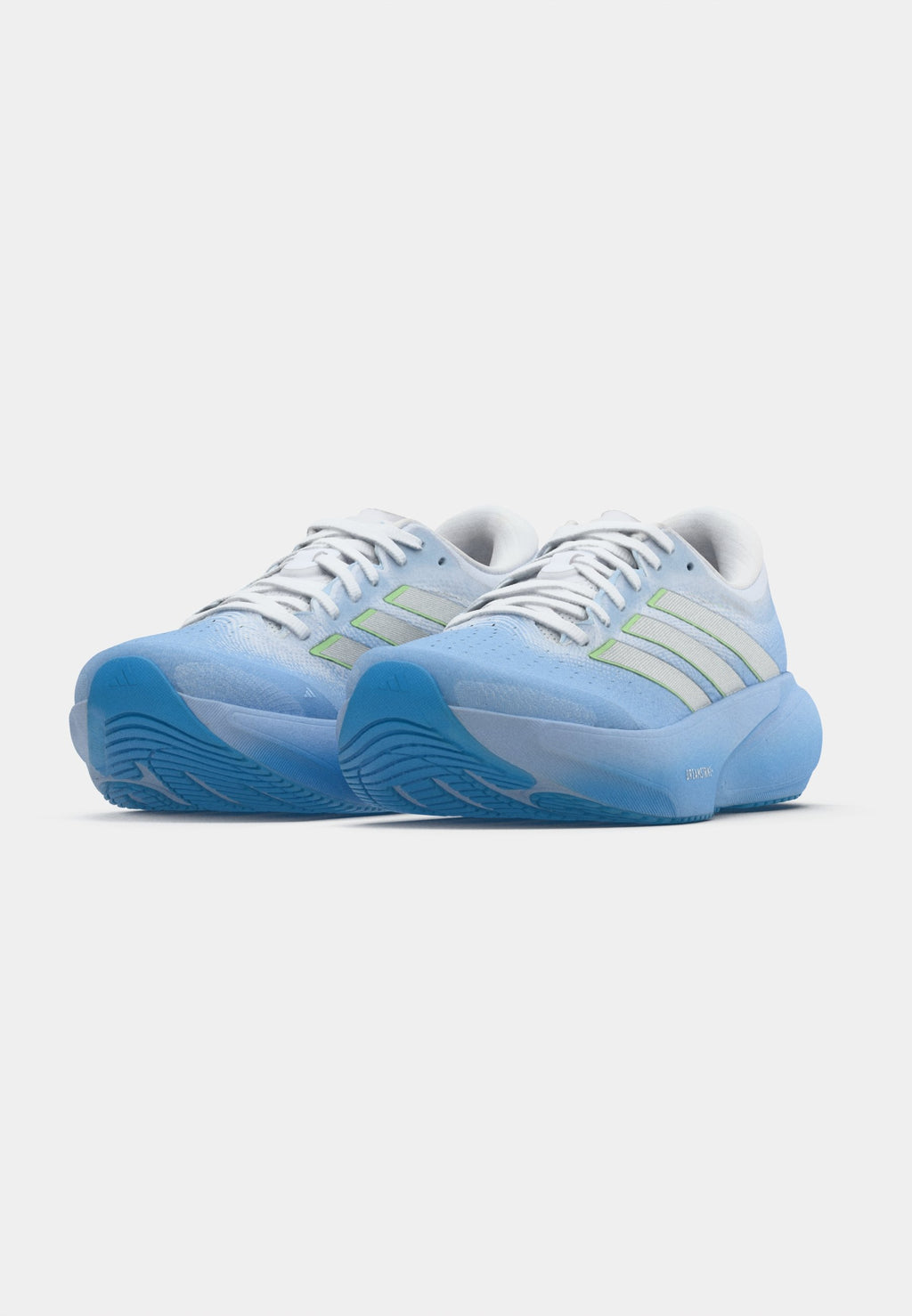 SUPERNOVA RISE 3 W - Chaussures de running sur route - glow blue/silver-coloured metallic/footwear white