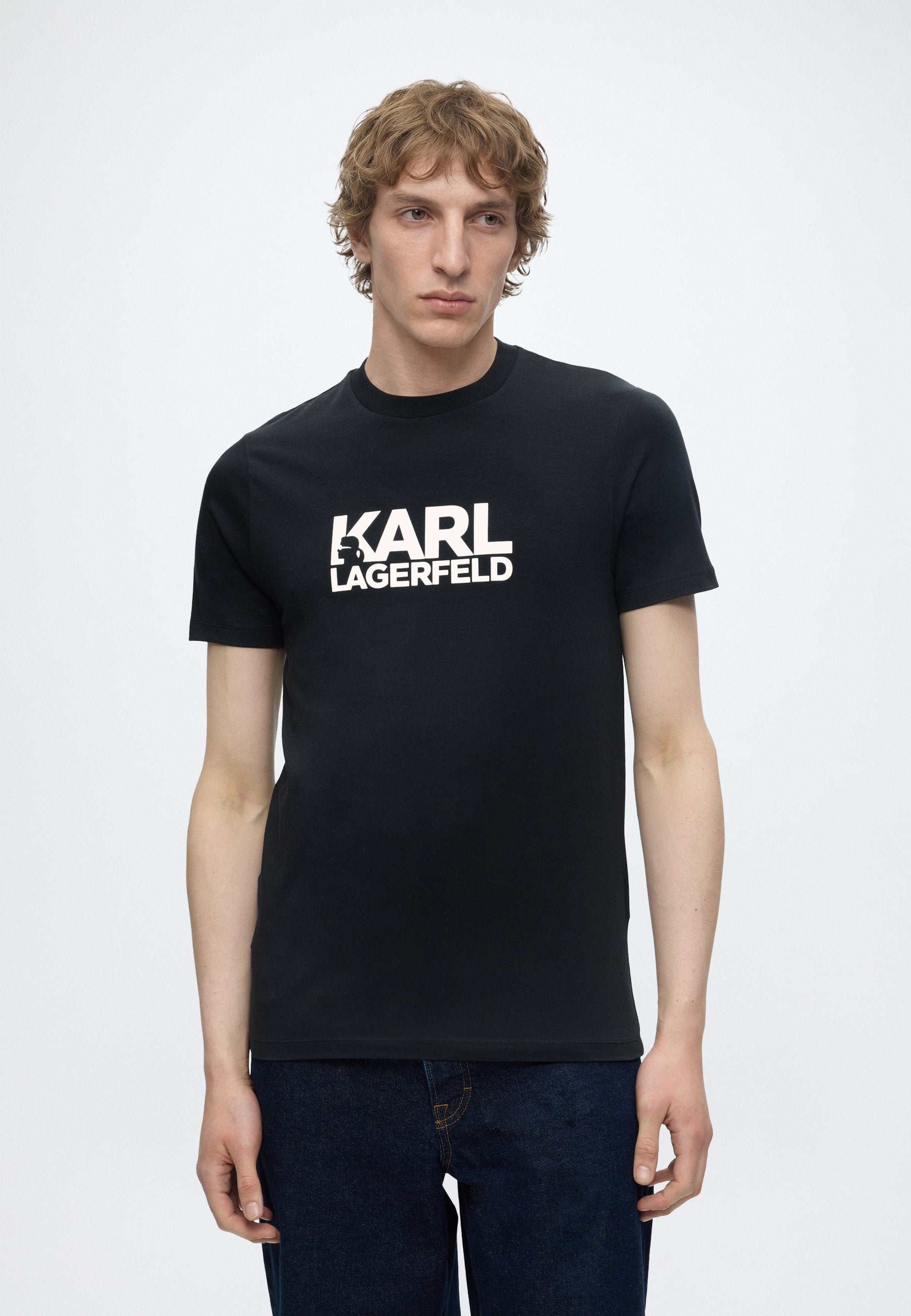 T-SHIRT CREWNECK - Print T-shirt - midnight blue