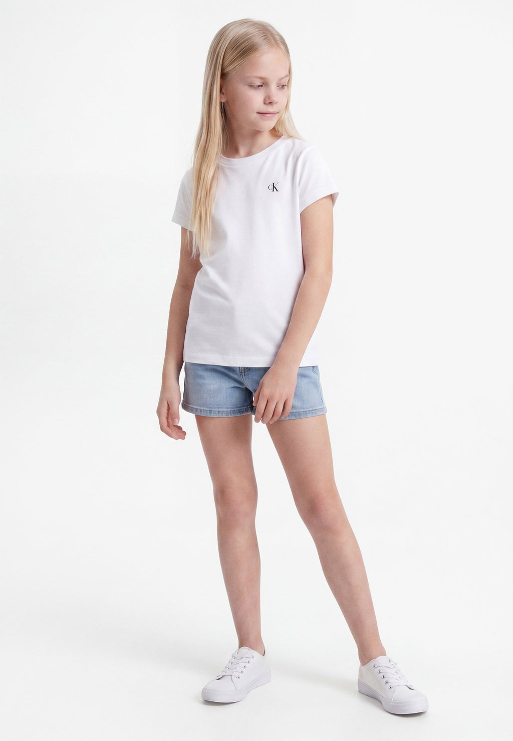 MONOGRAM SLIM 2 PACK - Basic T-shirt - black/mottled grey