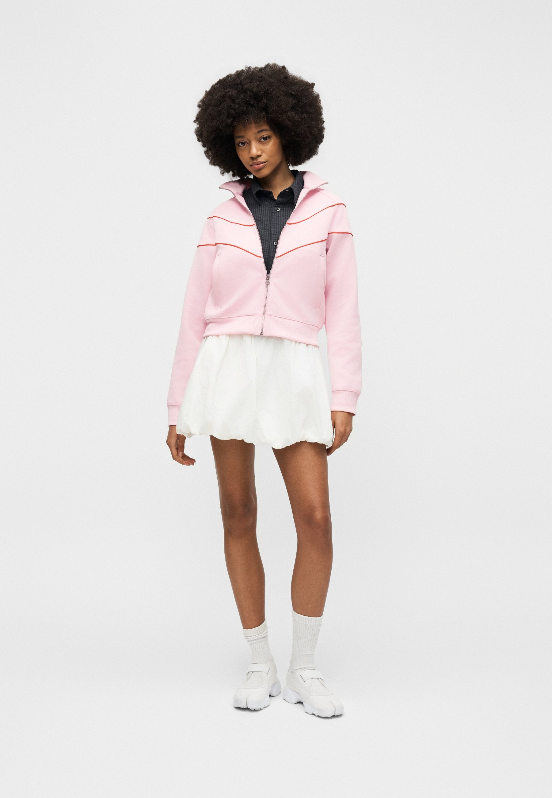Veste d'entraînement - mousse rose/carmin/voile