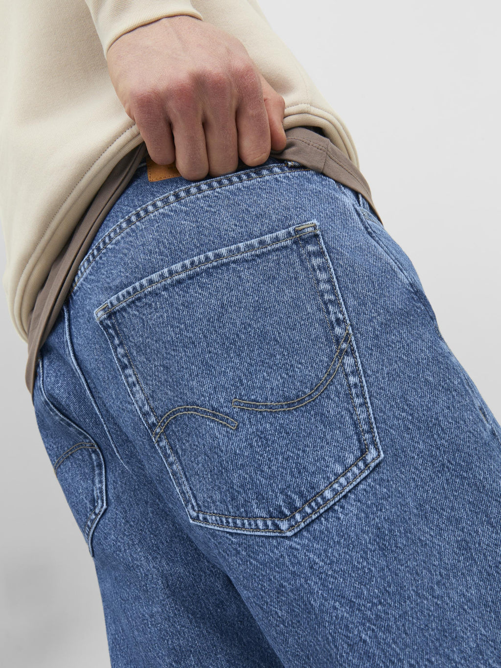 gy fit JJIALEX JJORIGINAL SBD 301 NOOS - Baggy Jeans - blue denim