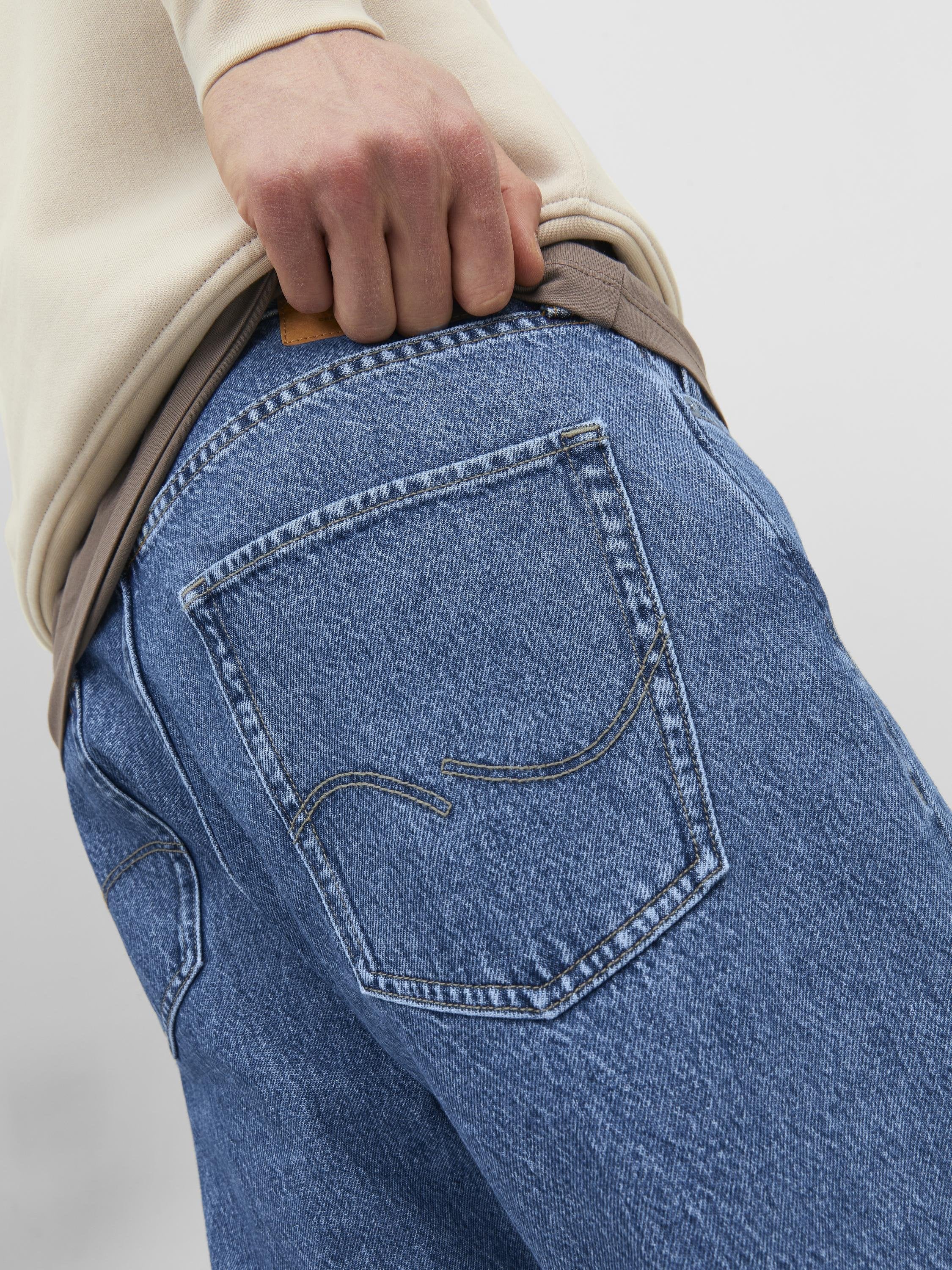 gy fit JJIALEX JJORIGINAL SBD 301 NOOS - Baggy Jeans - blue denim