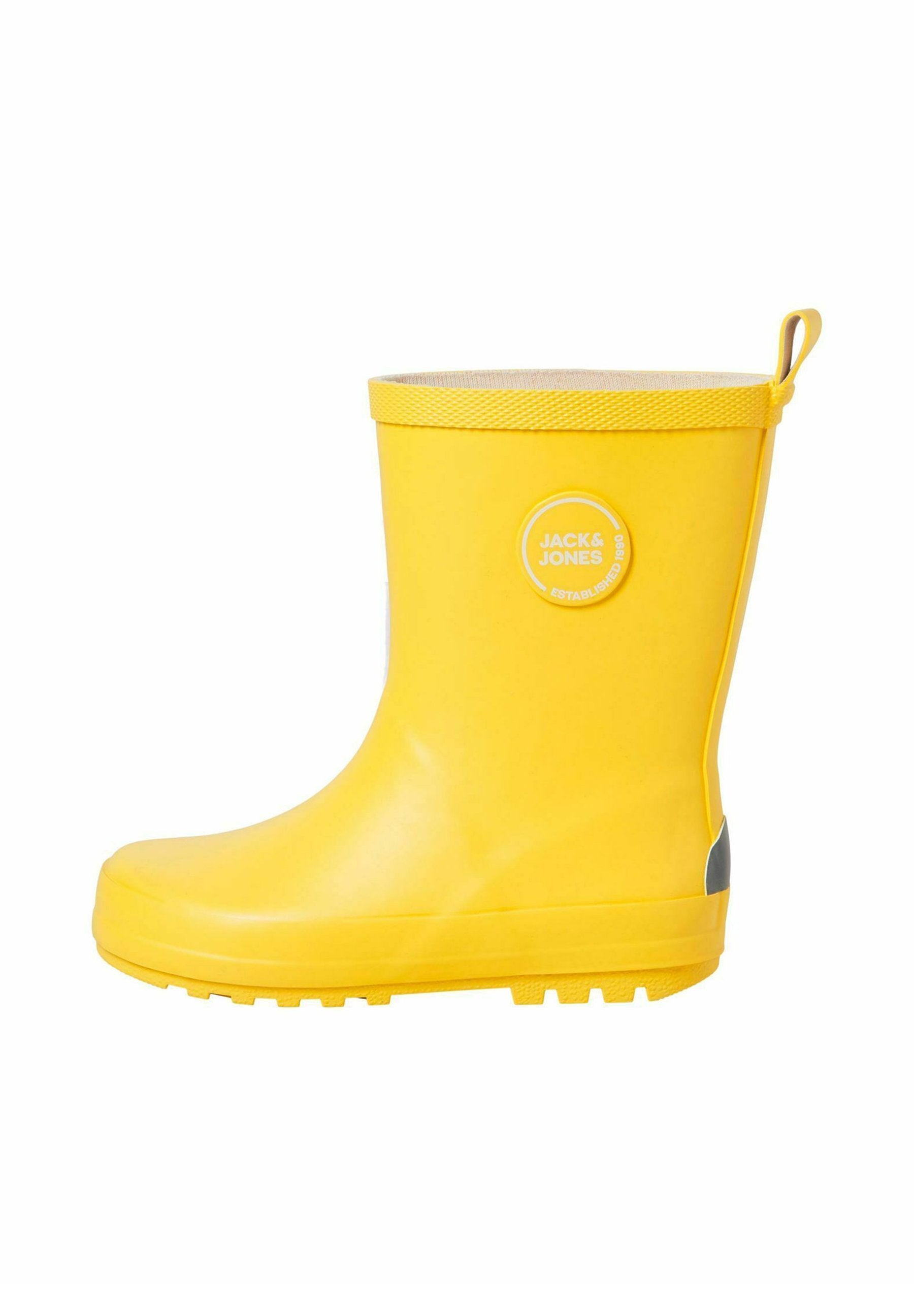 Bottes en caoutchouc Wellington junior - couleur jaune de sécurité