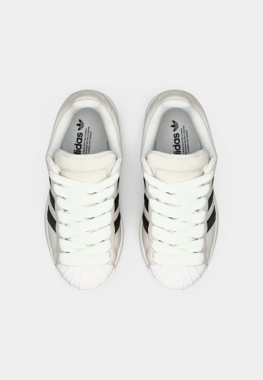 SUPERSTAR UNISEX - Kaykay ayakkabısı - crystal white/core black