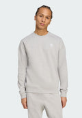 CREW - Sweatshirt - medium grey heather   white