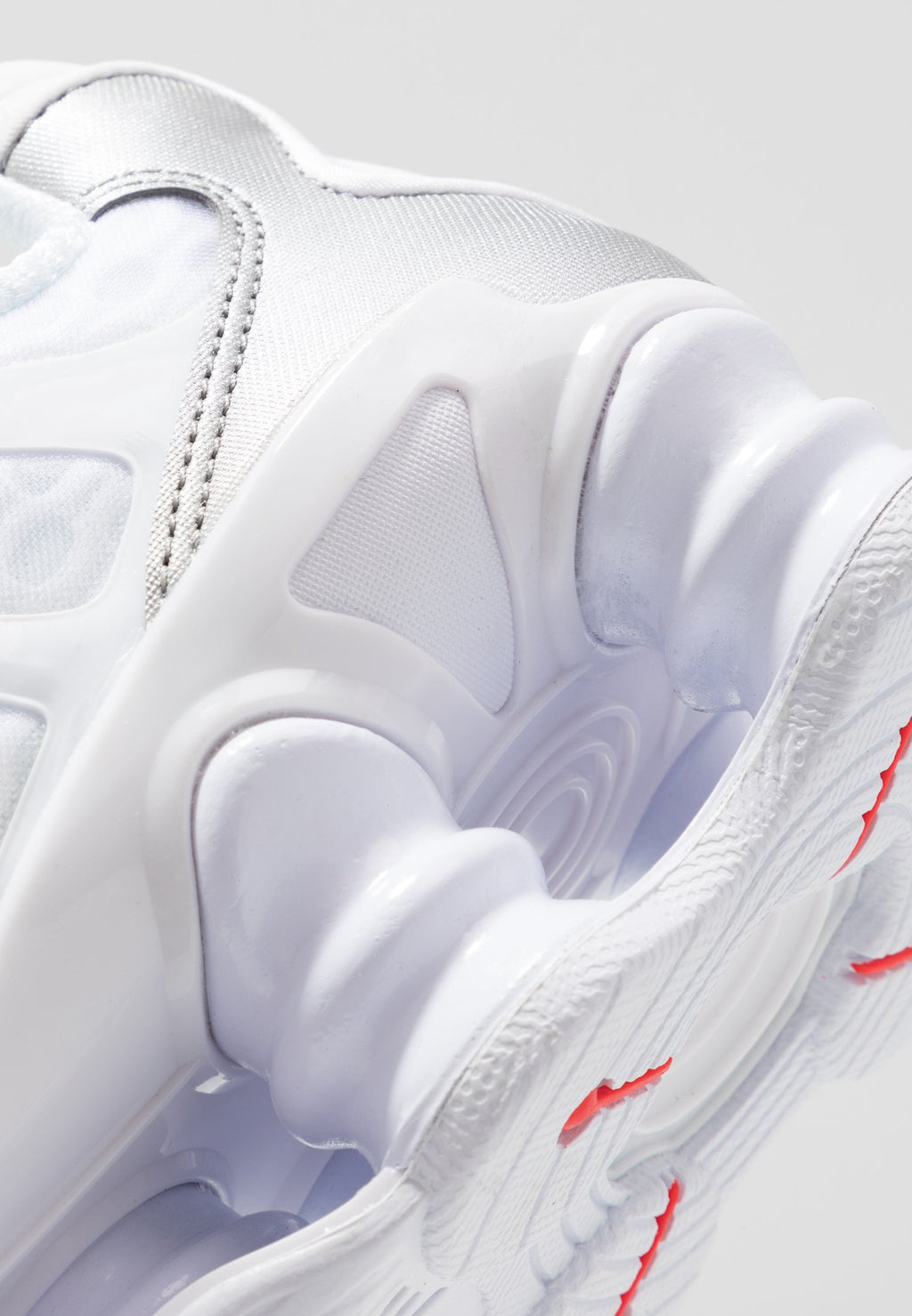 SHOX TL - Trainers - white metallic silver max orange white
