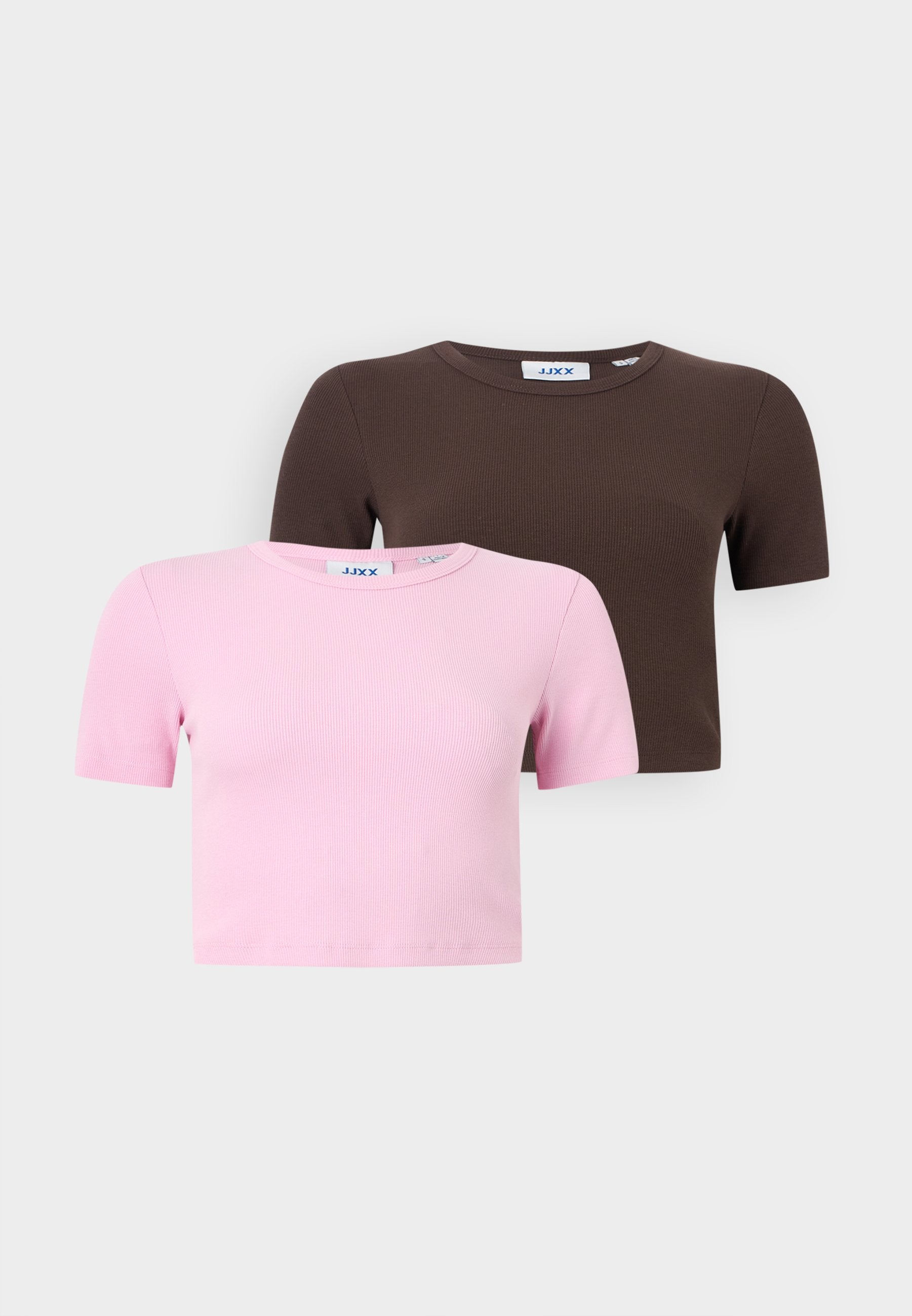JXFLORIE TEE 2 PACK - Basic T-shirt - seal brown/pink lady