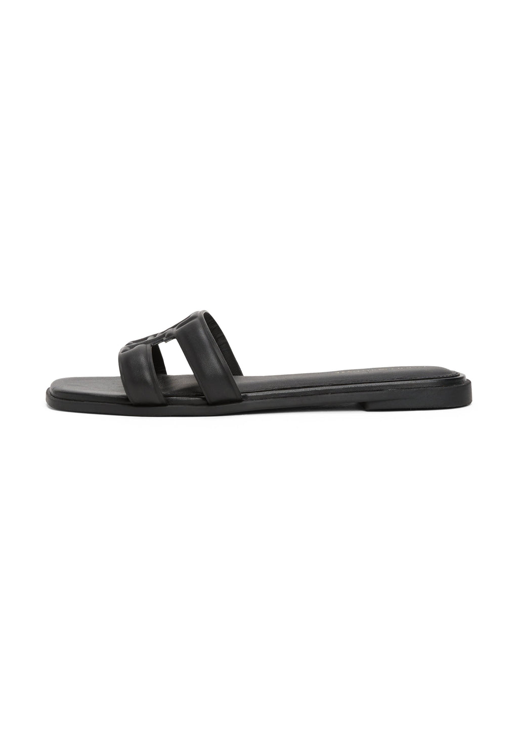 LOGO STRAP  - Mules - black