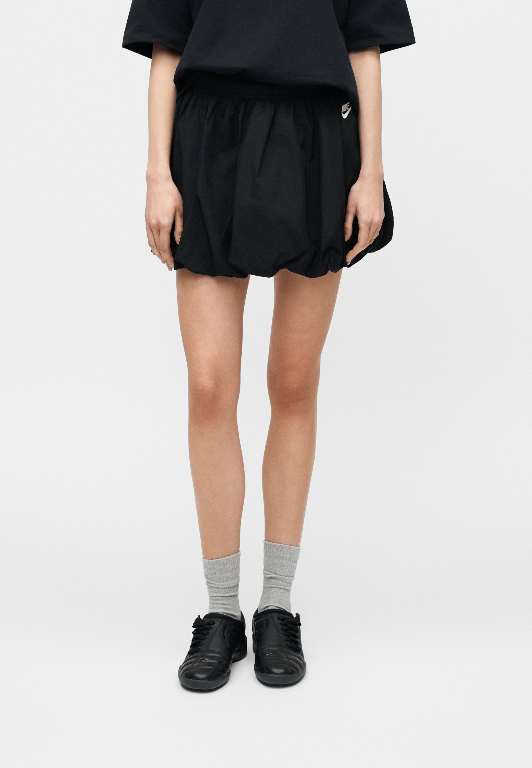 BUBBLE SKIRT - Puffball skirt - black/chalk