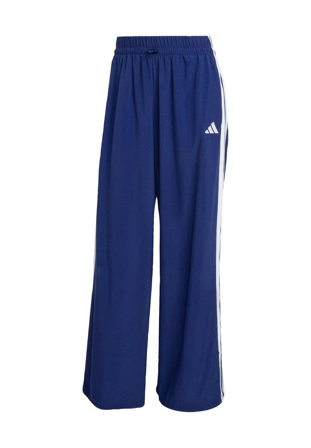 ESSENTIALS 3 STRIPES LIFESTYLE WOVEN PARACHUTE - Bas de survêtement - dark blue white