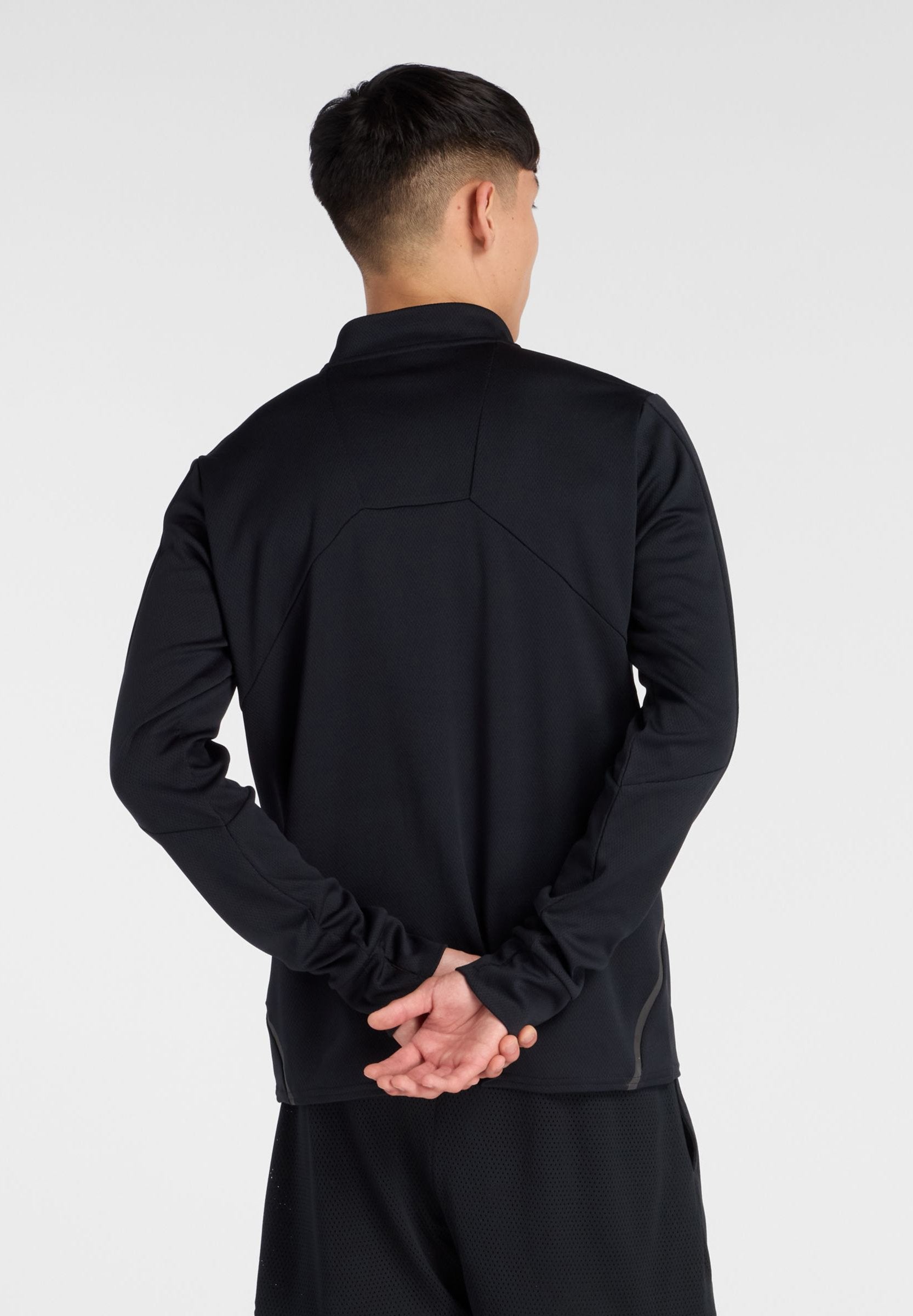 UTILITY ZIP - Long sleeved top - black bk