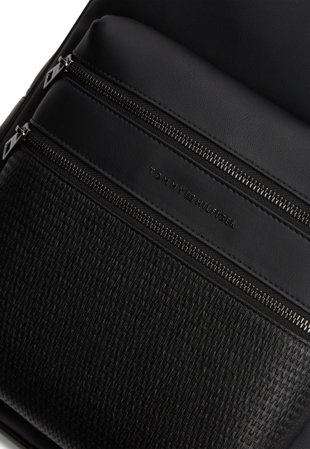 WOVEN POCKET DOME BACKPACK - Rucksack - black