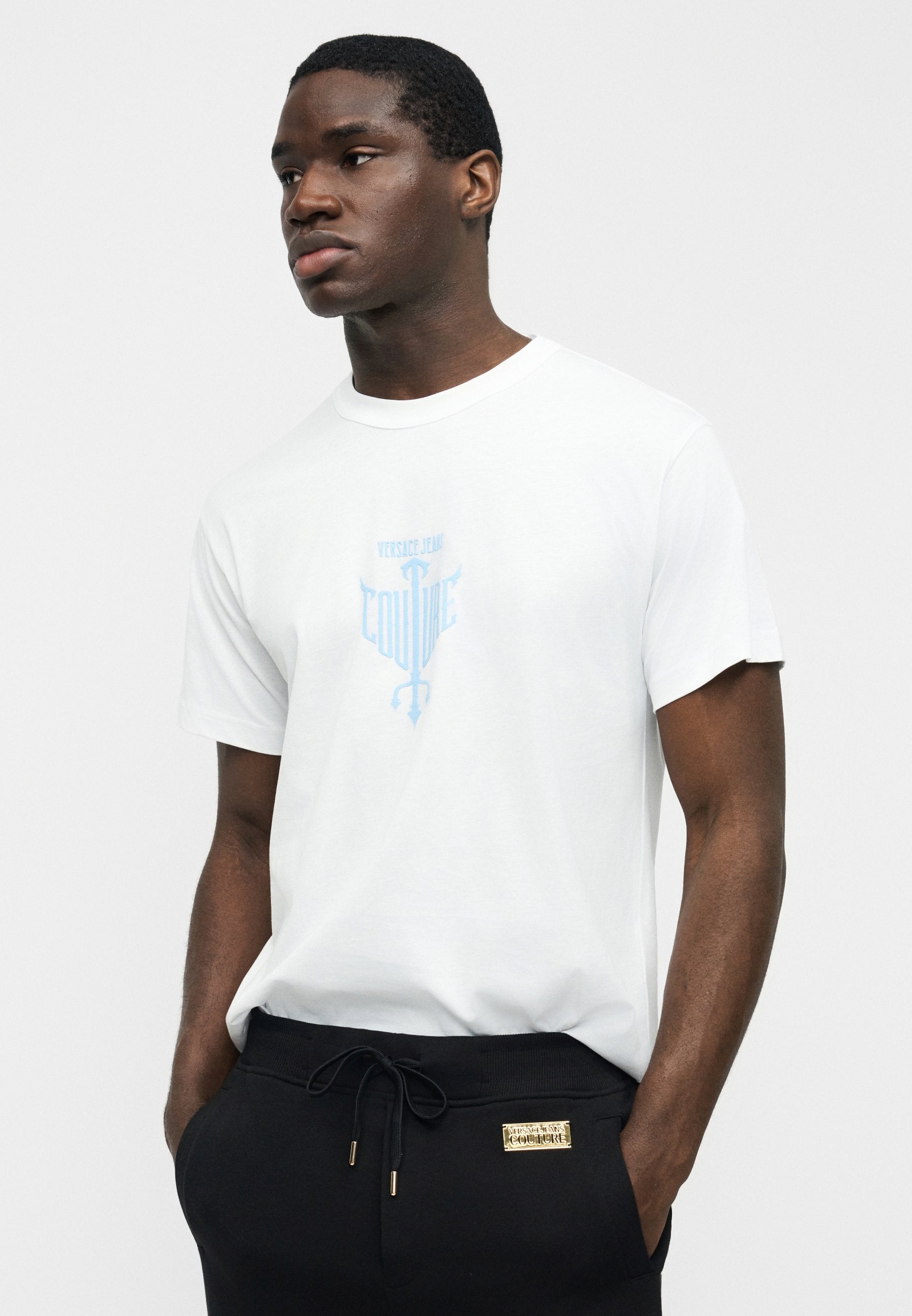TRITON - Print T-shirt - white