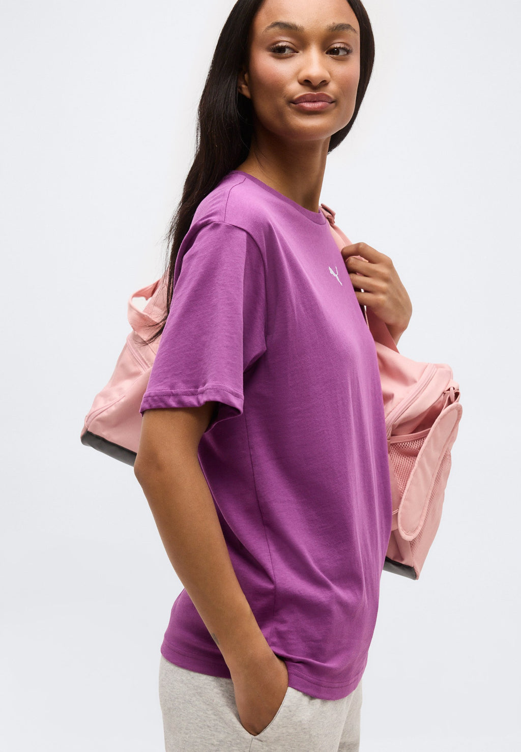 RELAXED TEE - Basic T-shirt - plum wine