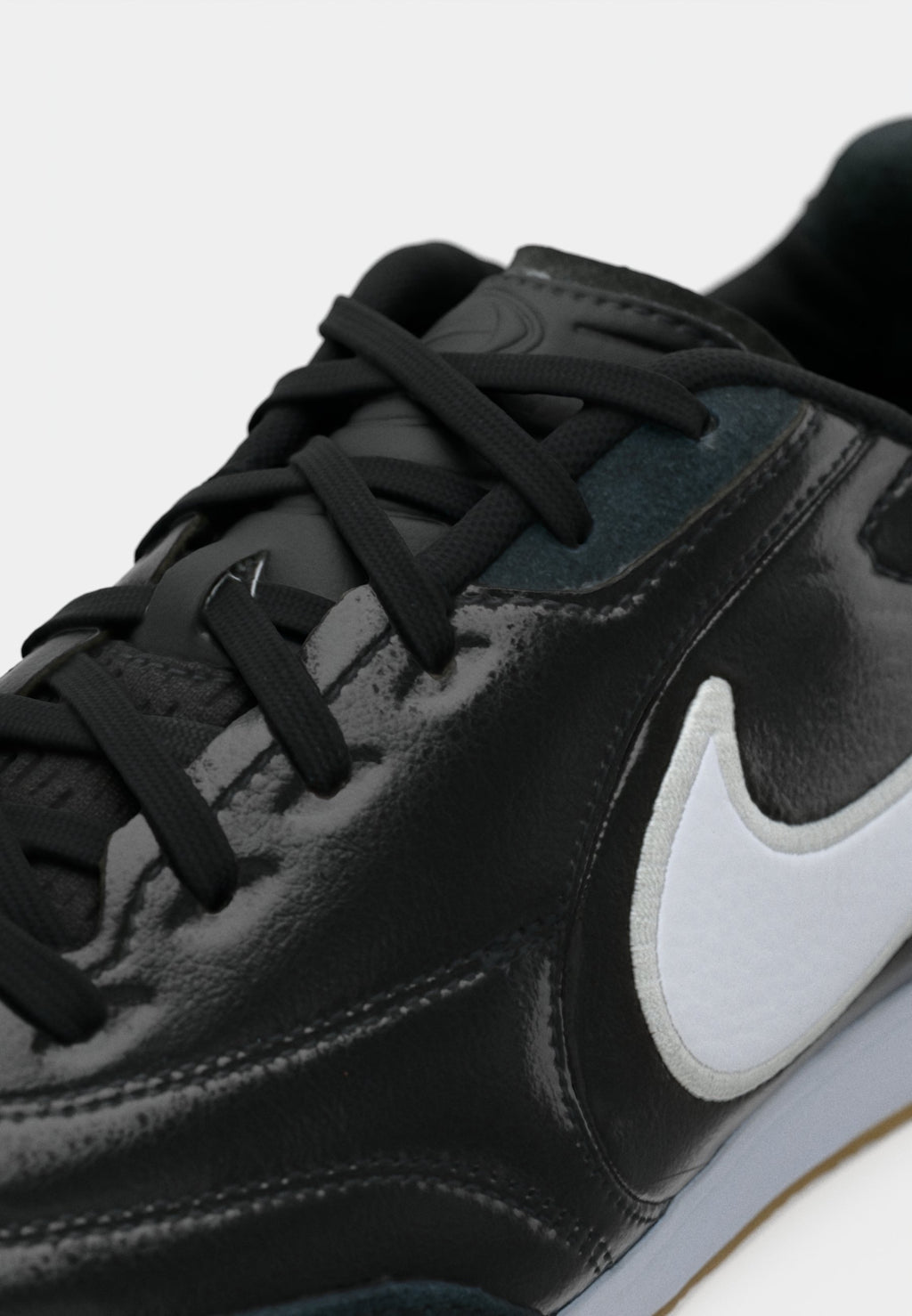 TIEMPO STREETGATO IC UNISEX - Salon futbolu ayakkabısı - siyah/beyaz
