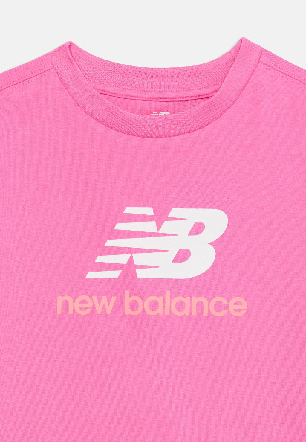 TEE-SHIRT LOGO SUPERPOSÉ - Tee-shirt imprimé - rose satin