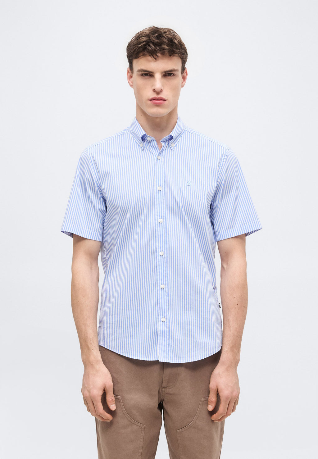 Shirt - light pastel blue