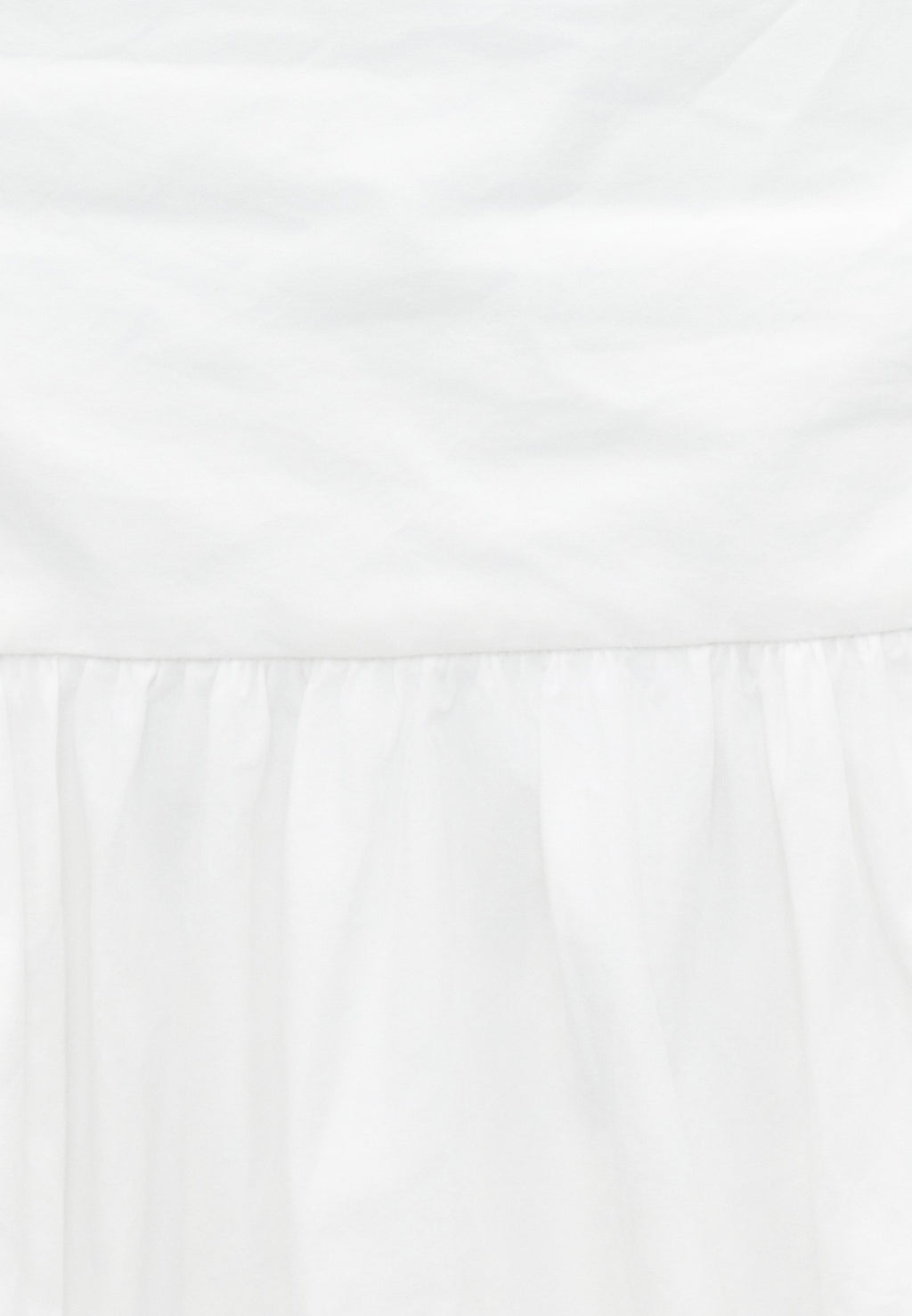 DROPWAIST - Maxi skirt - optic white