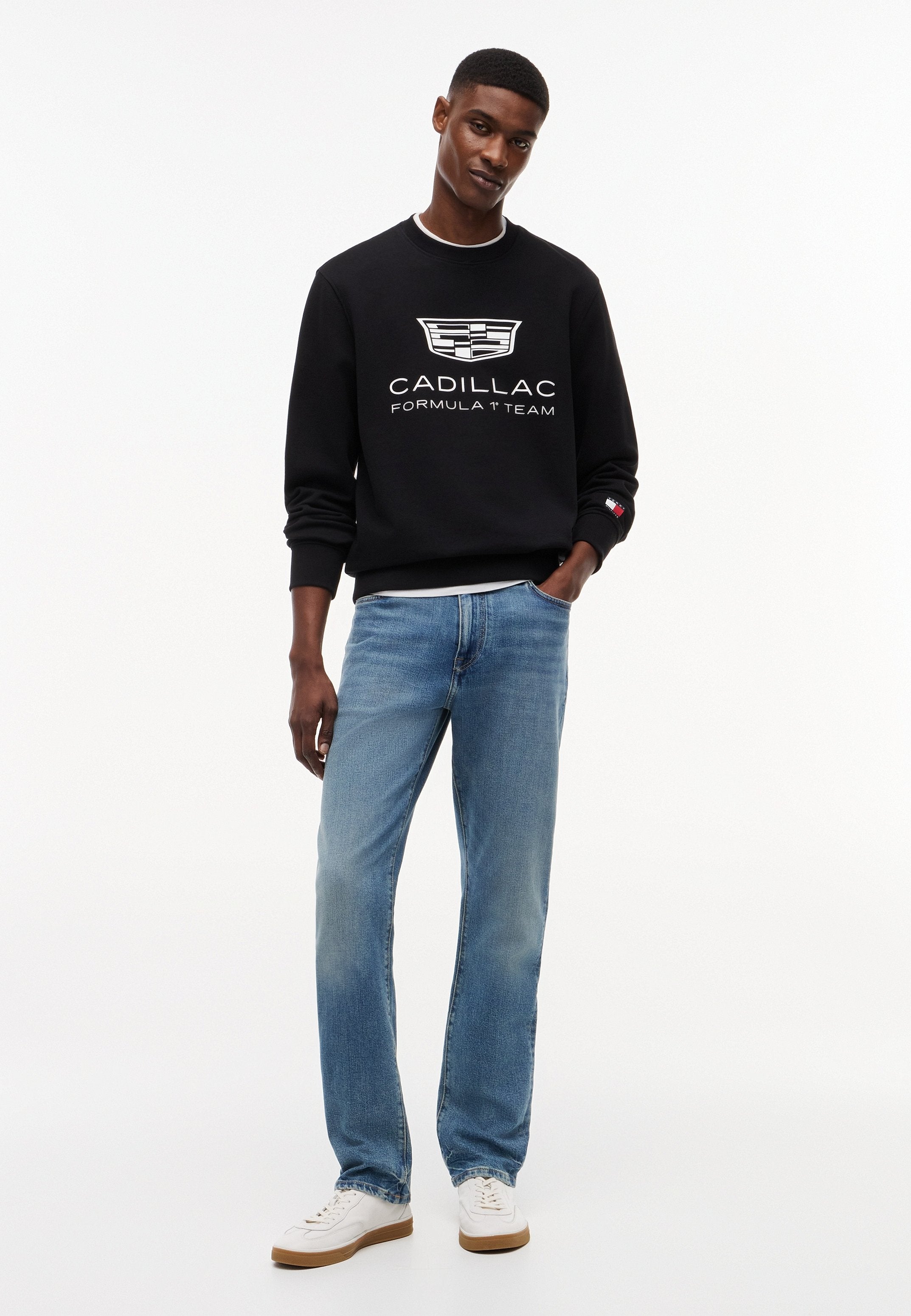 TH X CADILLAC FORMULA 1 TEAM LOGO CREWNECK UNISEX - Sweat-shirt - black