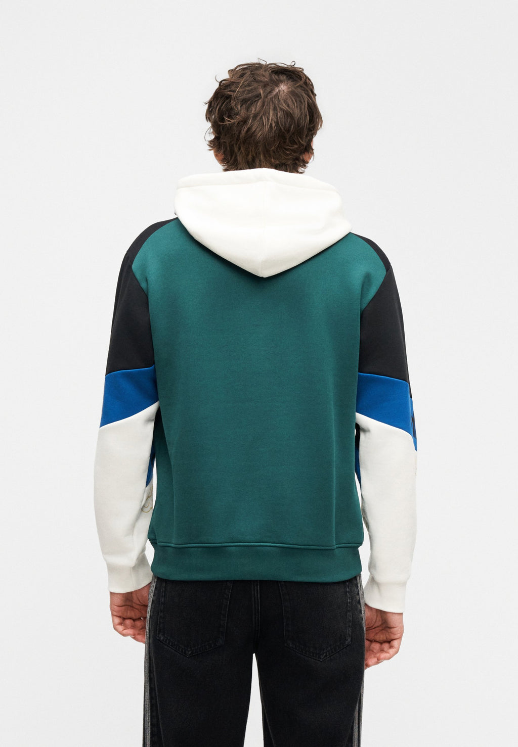Sweat à capuche - vert universitaire