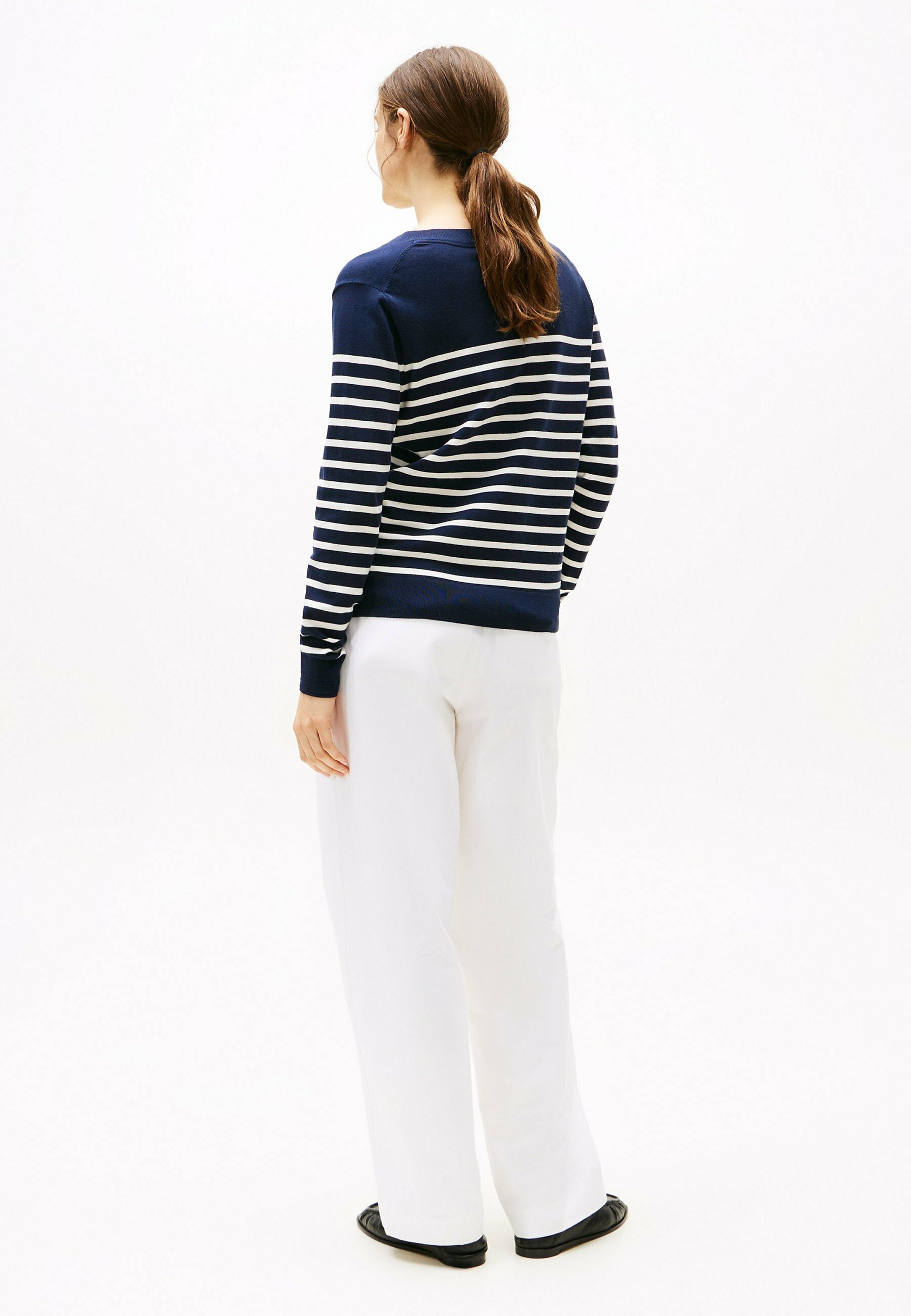 Pull - bleu nuit/pétale ivoire