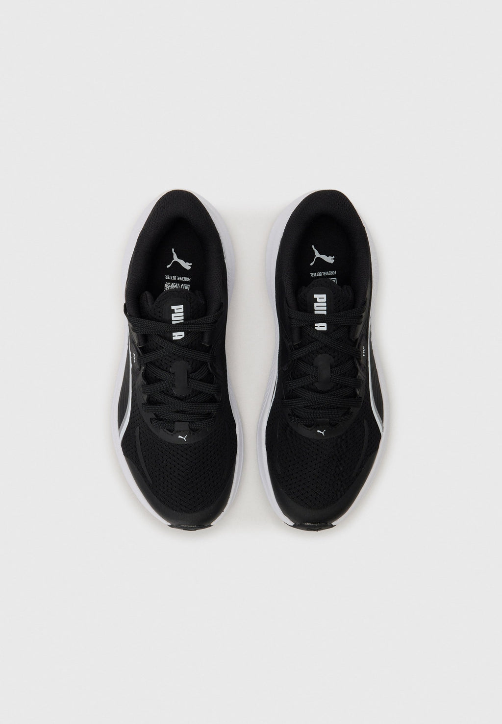 SKYROCKET LITE 2 JR UNISEX - Road running shoes - black/white/silver-coloured