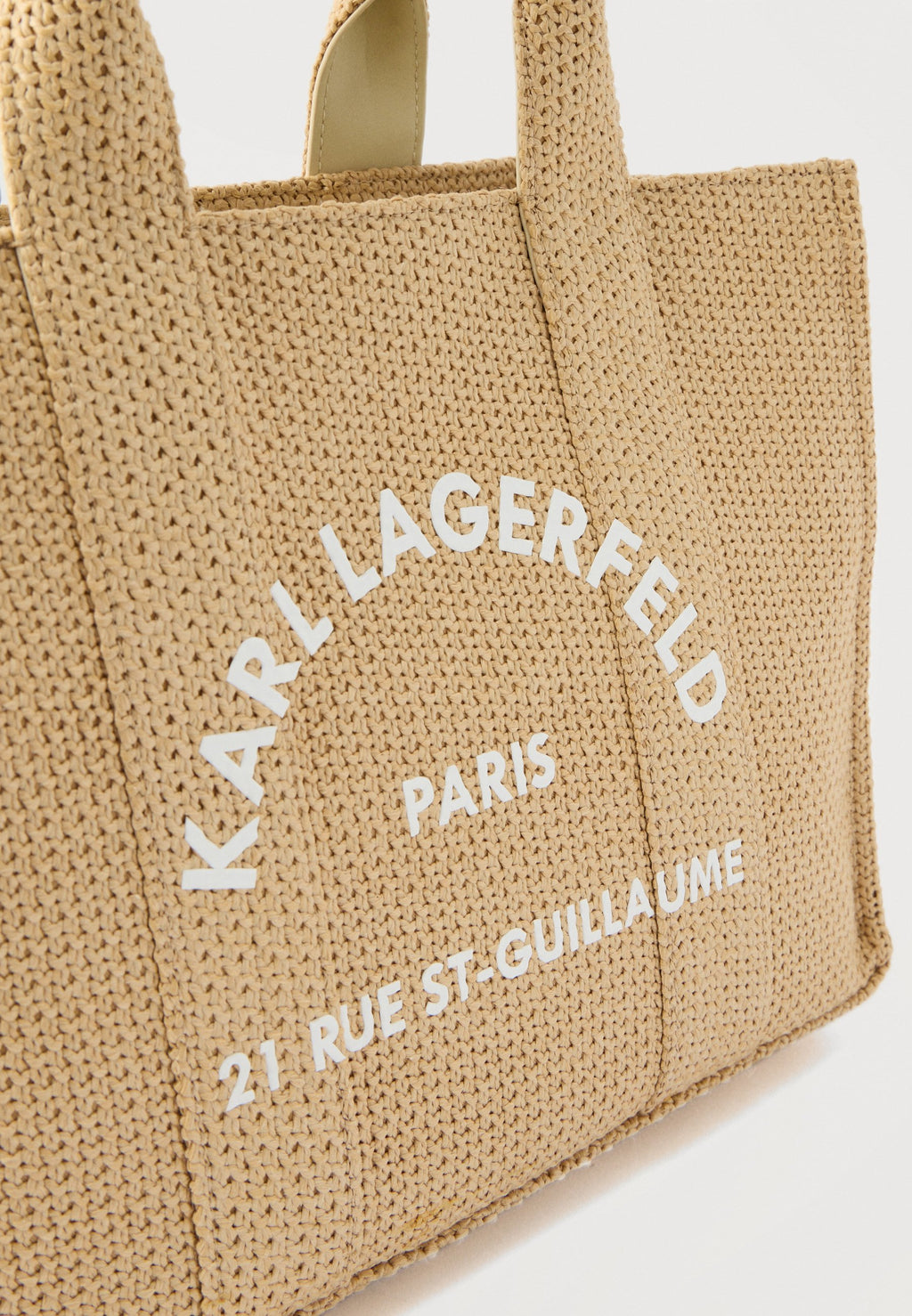 SQUARE TOTE - Handbag - natural