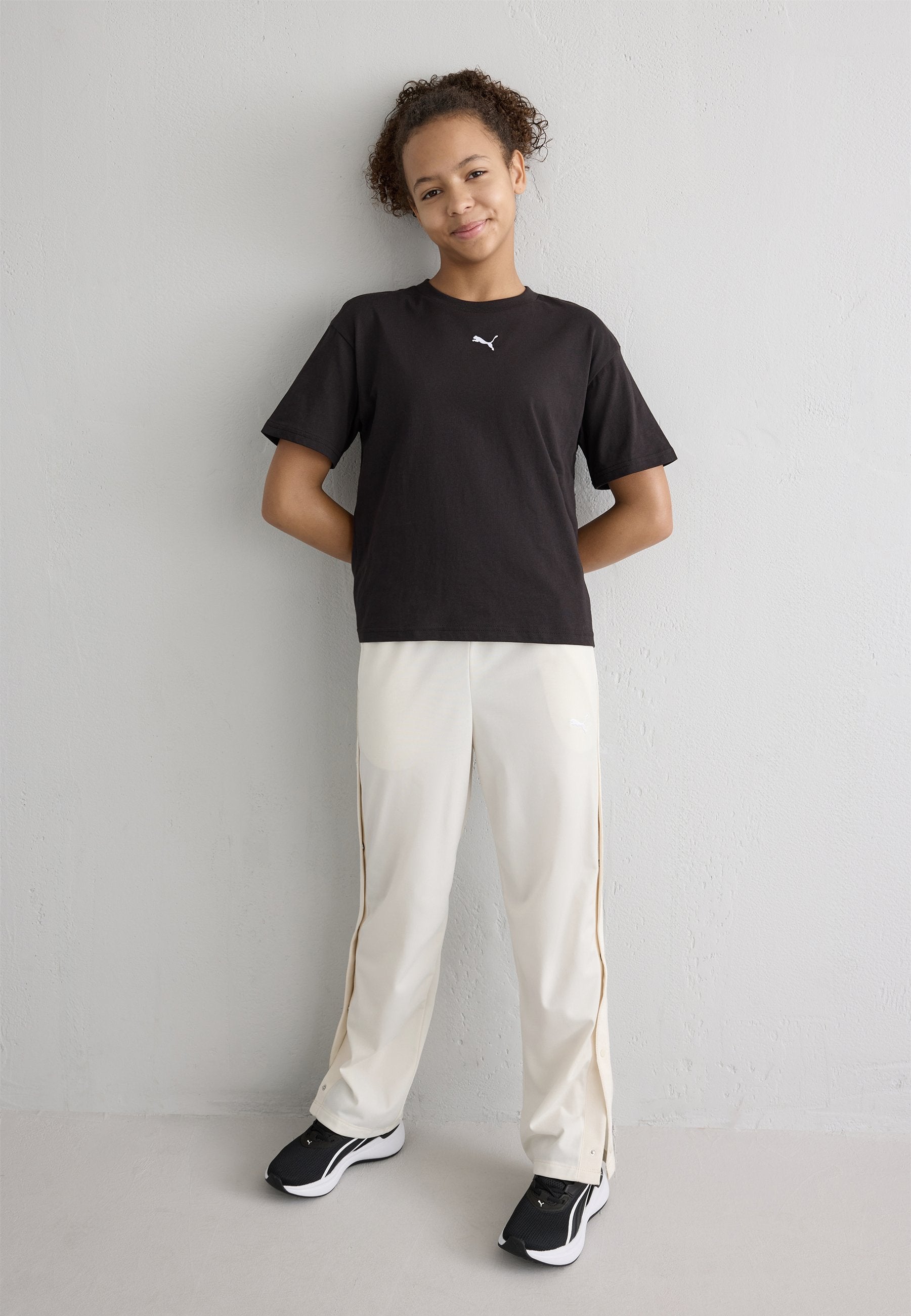 BOL KESİM TİŞÖRT UNISEX - Spor Tişörtü - siyah