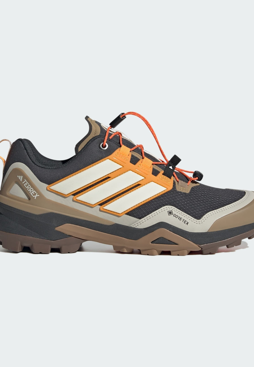 TERREX SKYCHASER GORE-TEX HIKING SHOES - Hiking shoes - carbon   off white   pure tangerine