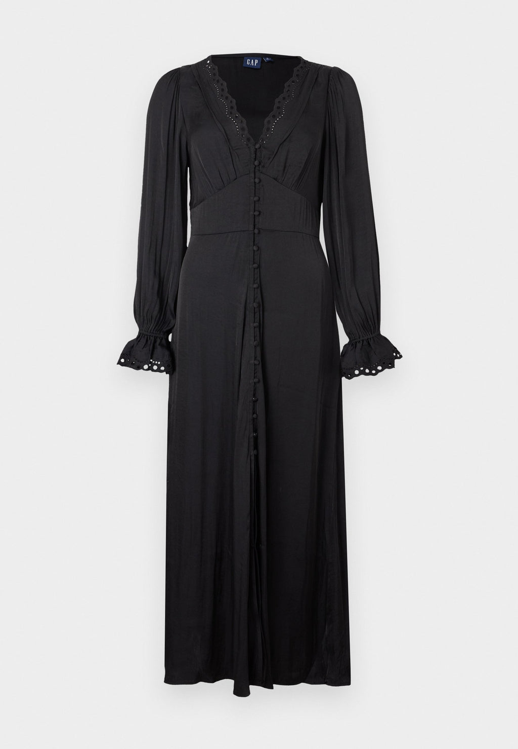 V NECK MAXI DRESS - Maxi dress - true black