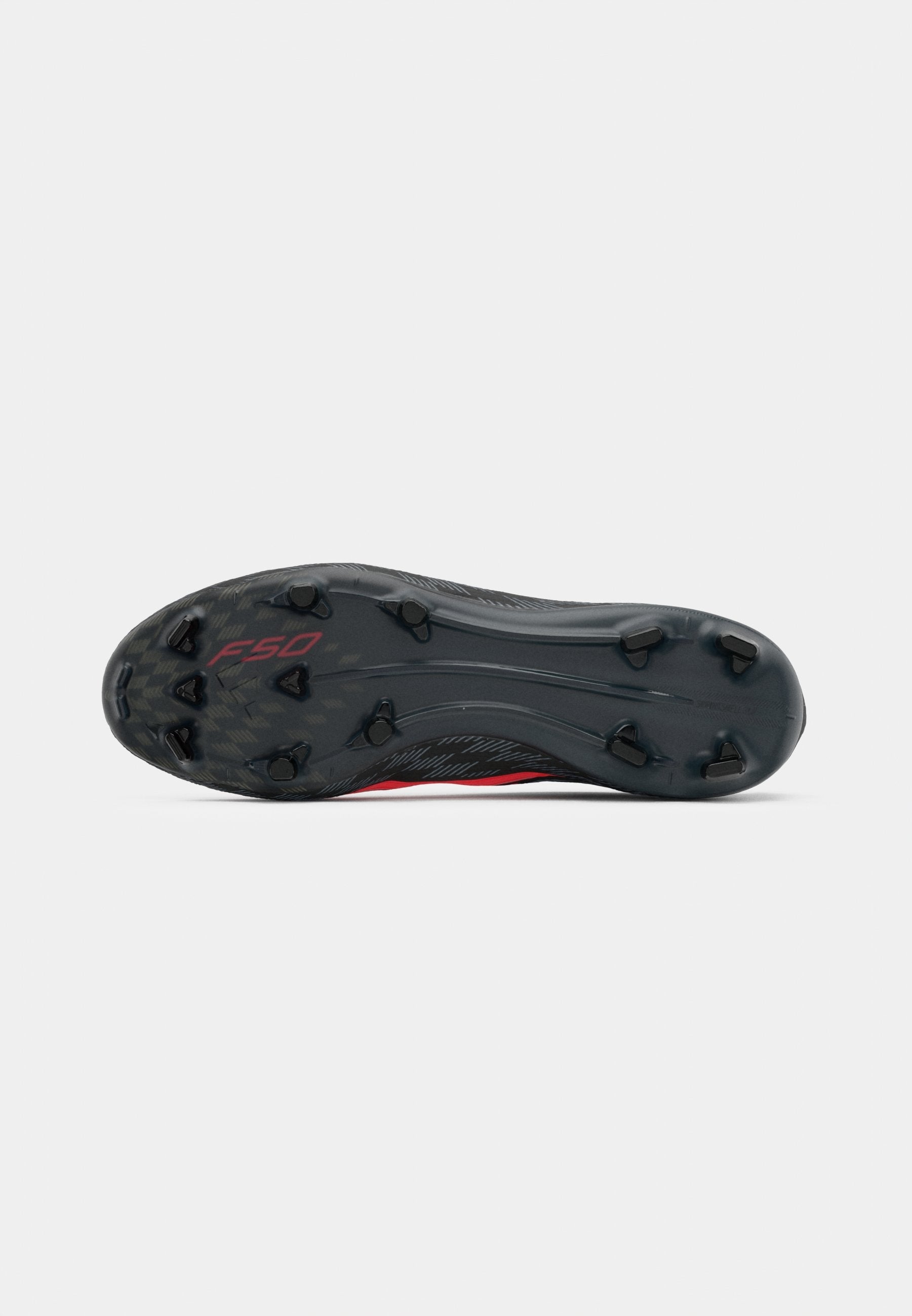 F50 PRO SERT ZEMİN FUTBOL KRAMPONLARI UNISEX - Sert zemin futbol kramponları - core siyah/aydınlık kırmızı