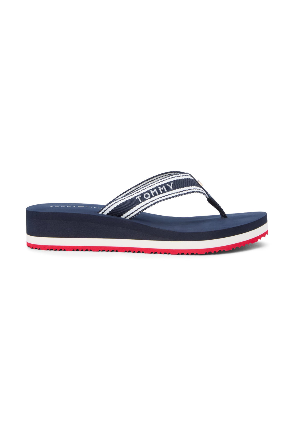 FLAG PRINT SUMMER - T-bar sandals - blue