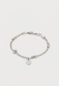 LAYERED SET - Bracelet - silver-coloured