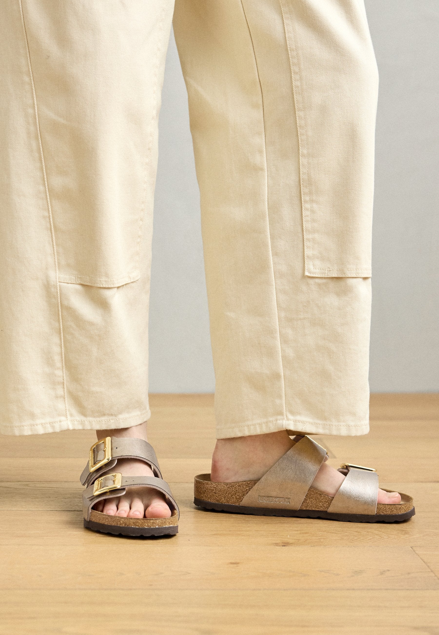 SYDNEY CB BF GRACEFUL NARROW - Sandals - taupe