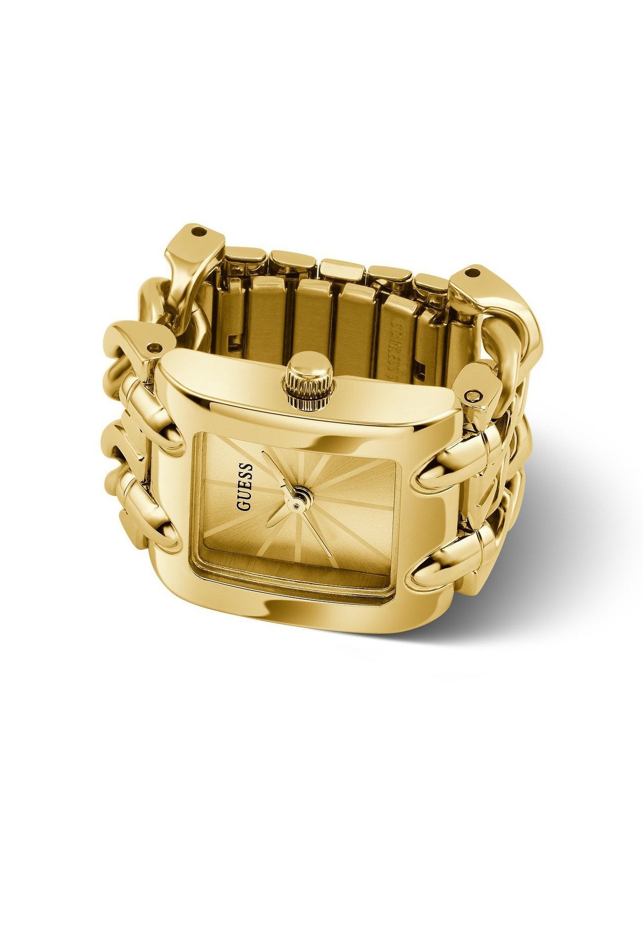 HEAVY METAL RING WATCH - Watch - gold-coloured