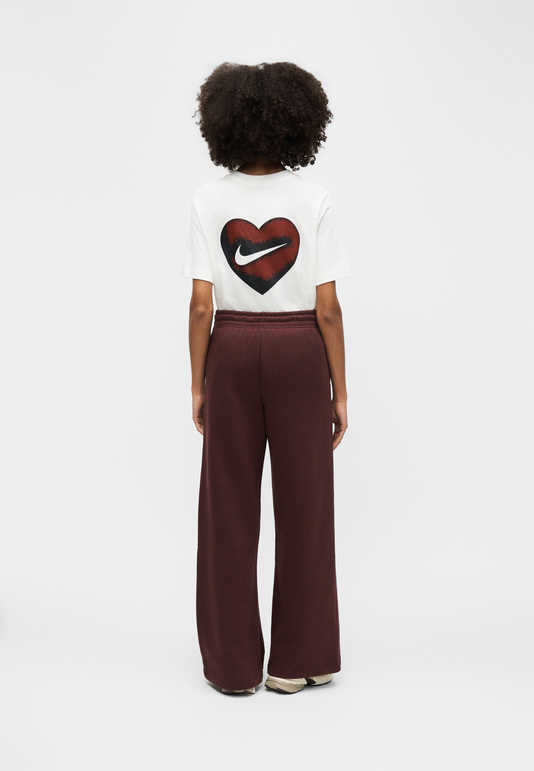 PANTALON LARGE - Bas de survêtement - crush bordeaux