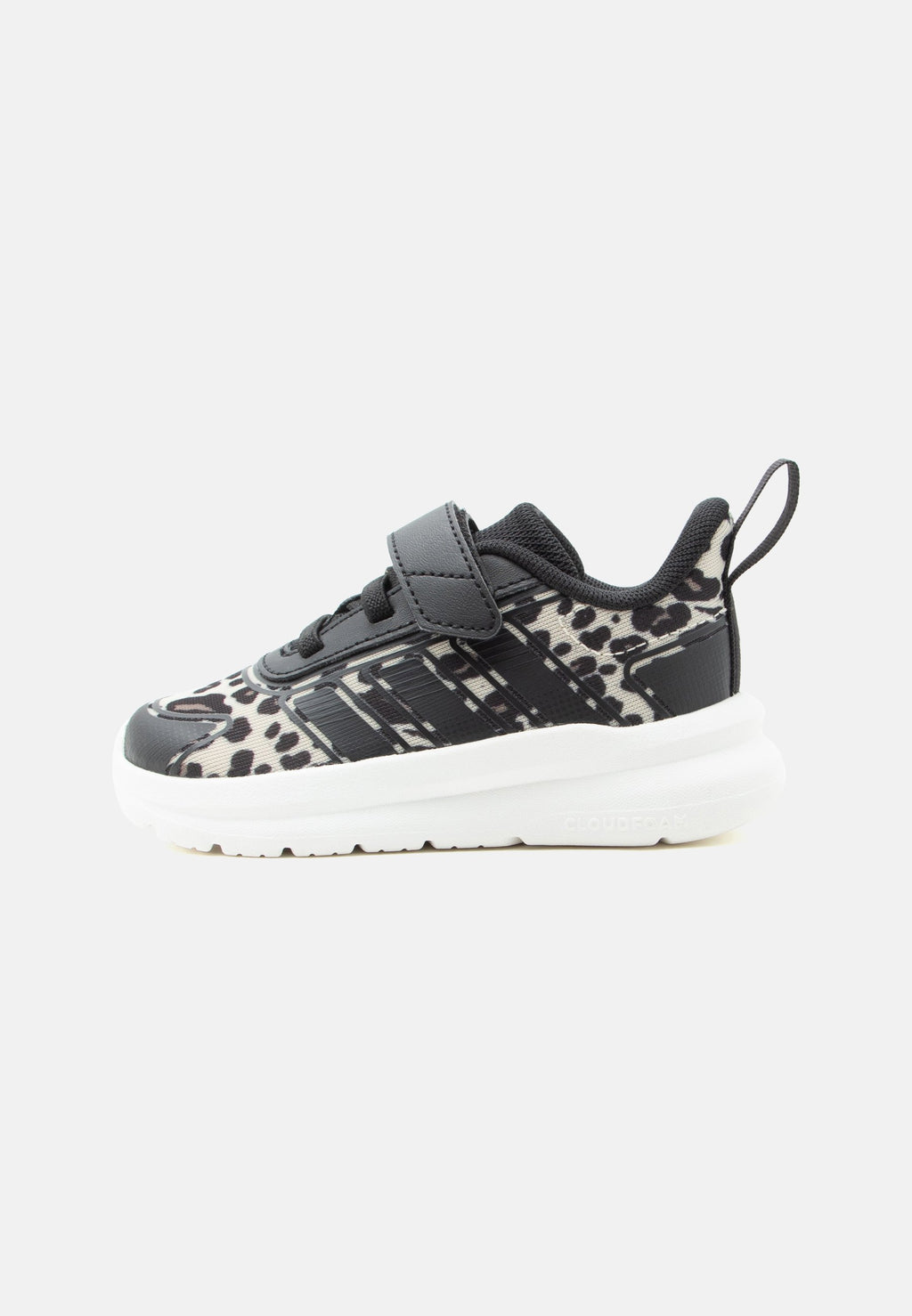 TENSAUR RUN 4.0 UNISEX - Road running shoes - crystal linen/core black/core white