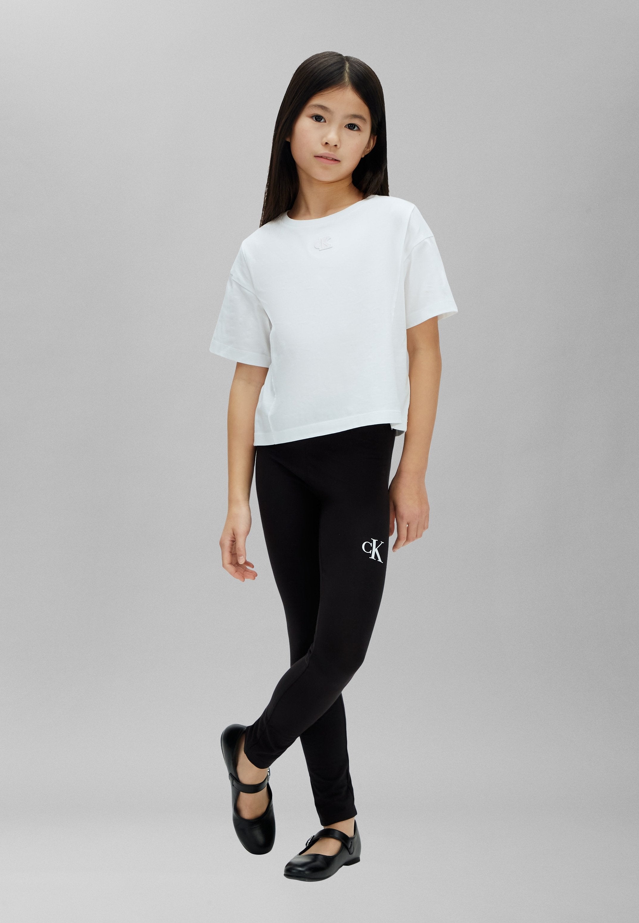 LOGO  - Leggings - Trousers - black