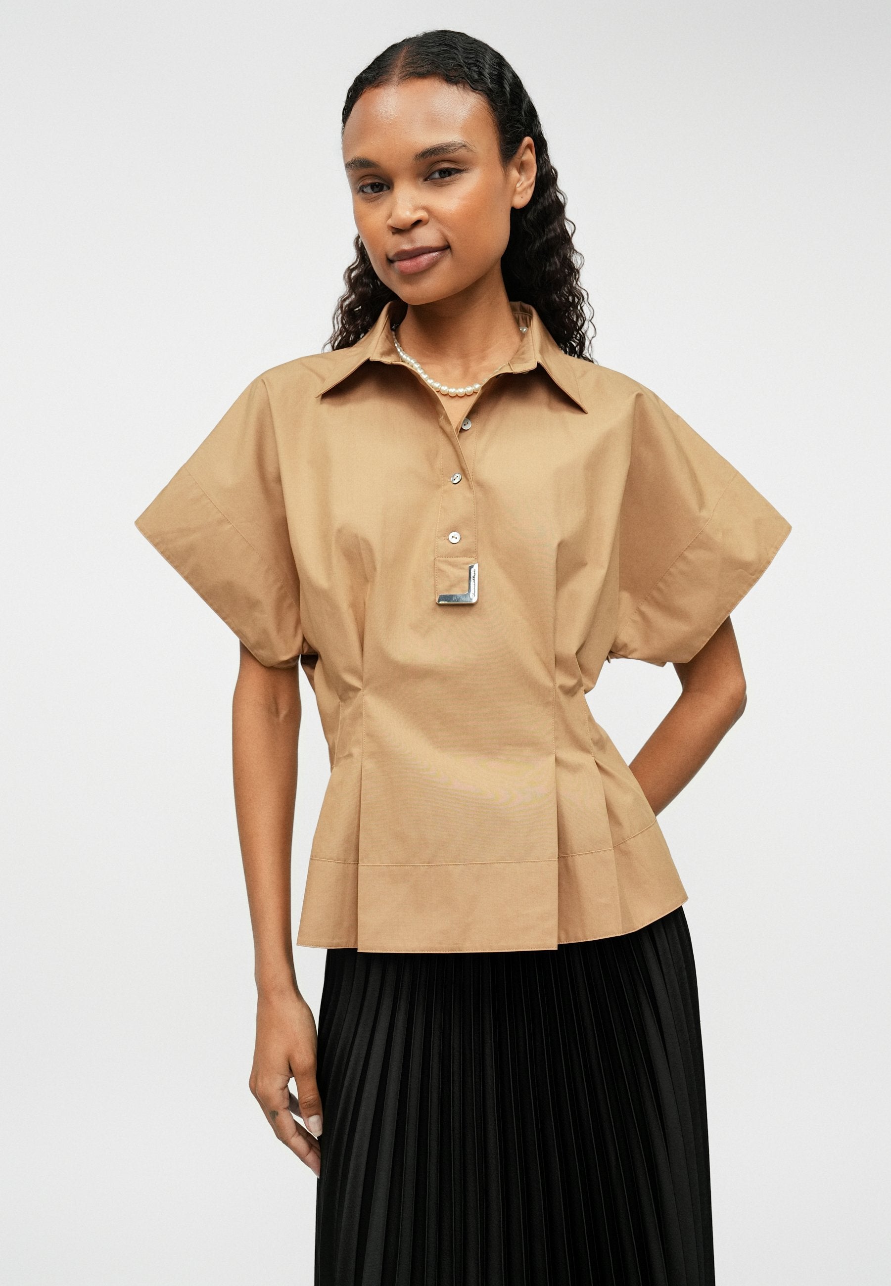 SHIRT - Blouse - nougat