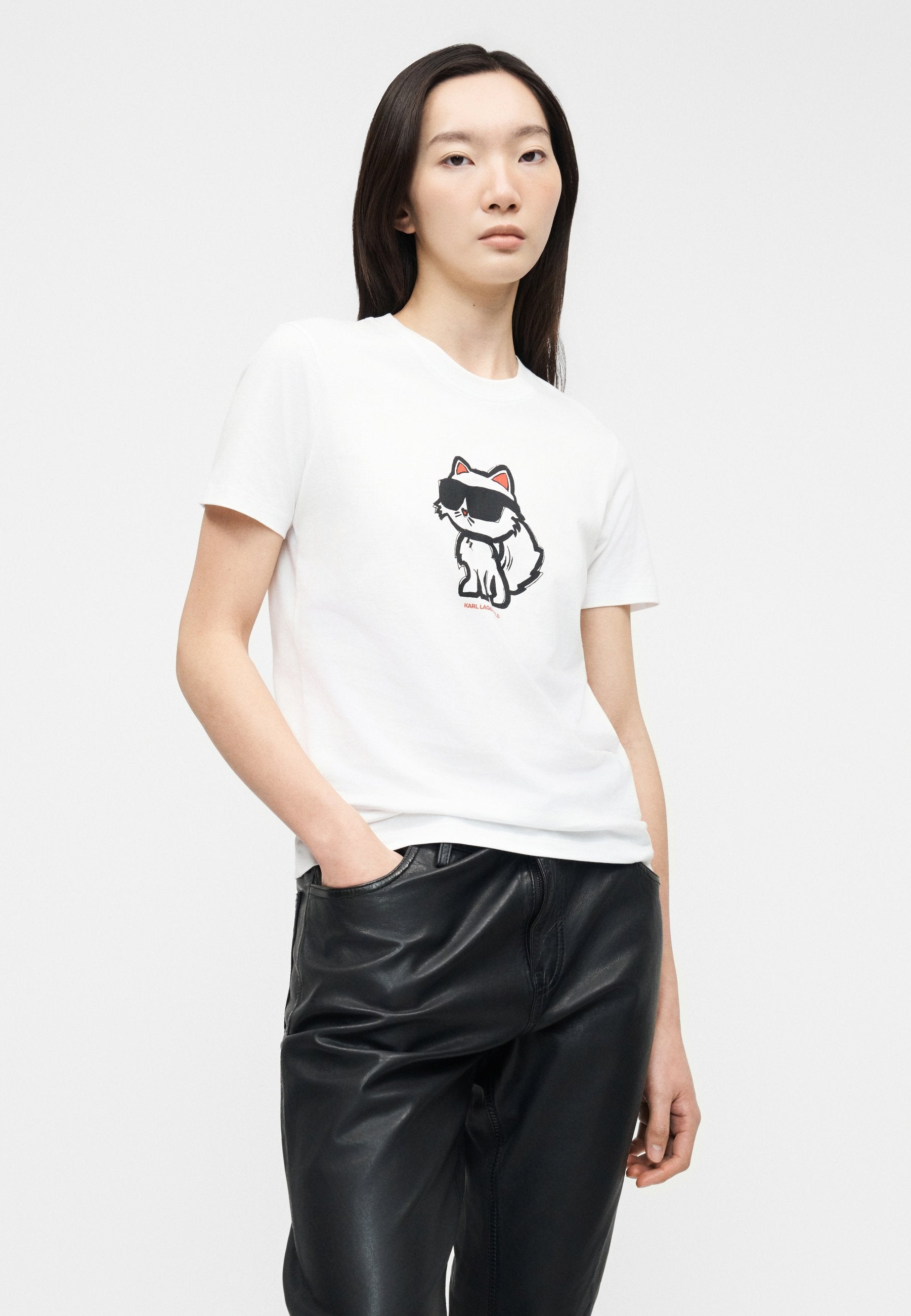 IKON CHOUPETTE - Print T-shirt - white