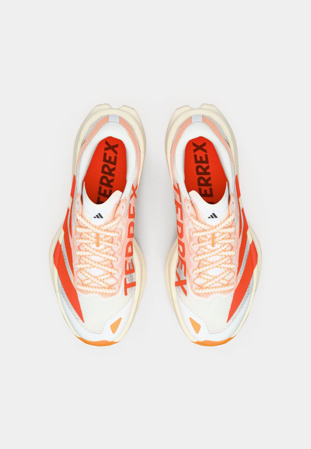 AGRAVIC TT - Chaussures de trail - footwear blanc/orange impact/argenté réfléchissant