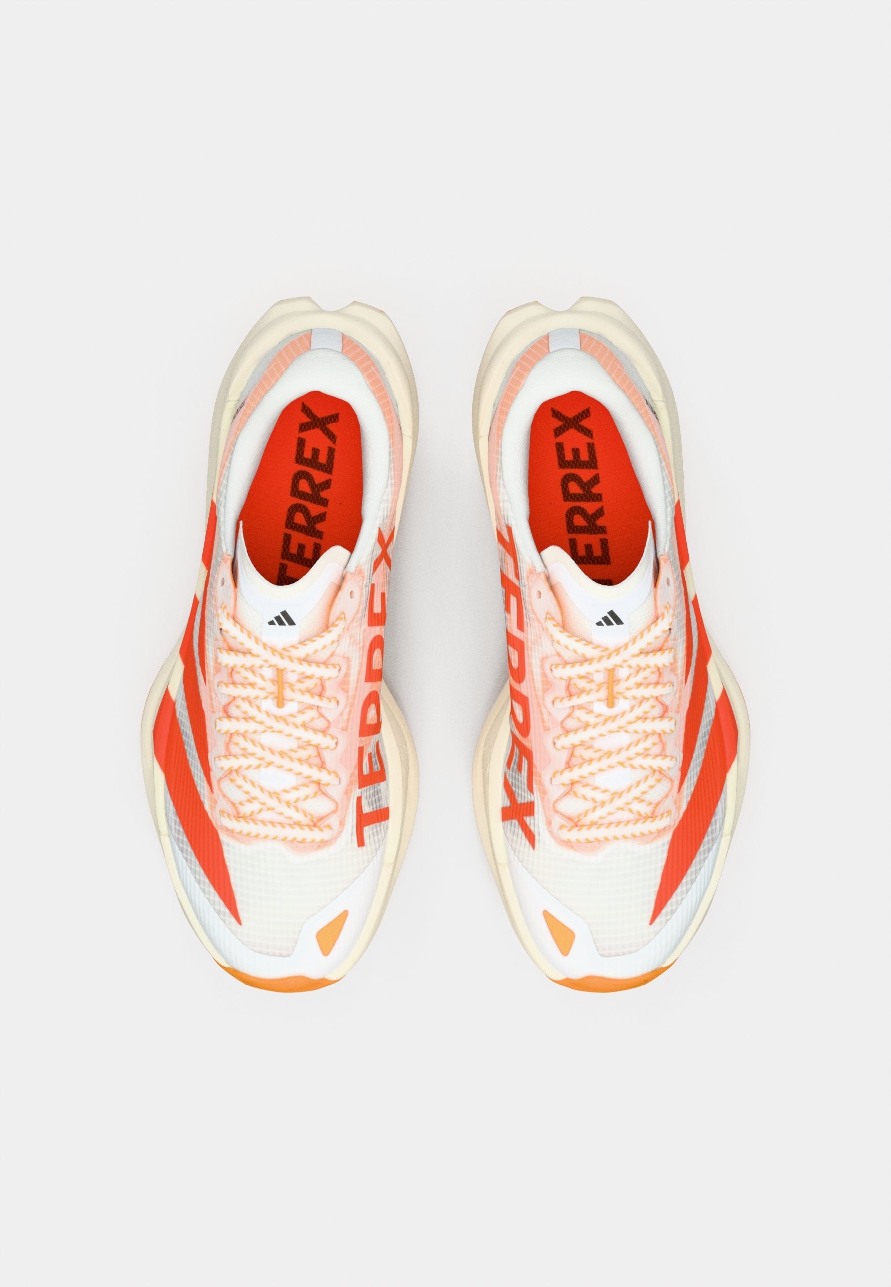 AGRAVIC TT - Chaussures de trail - footwear blanc/orange impact/argenté réfléchissant