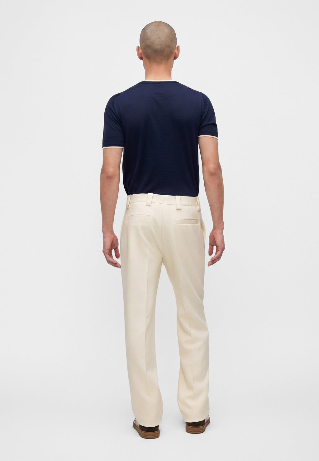 FORMAL PANT RESPONSIBLE  - Trousers - white