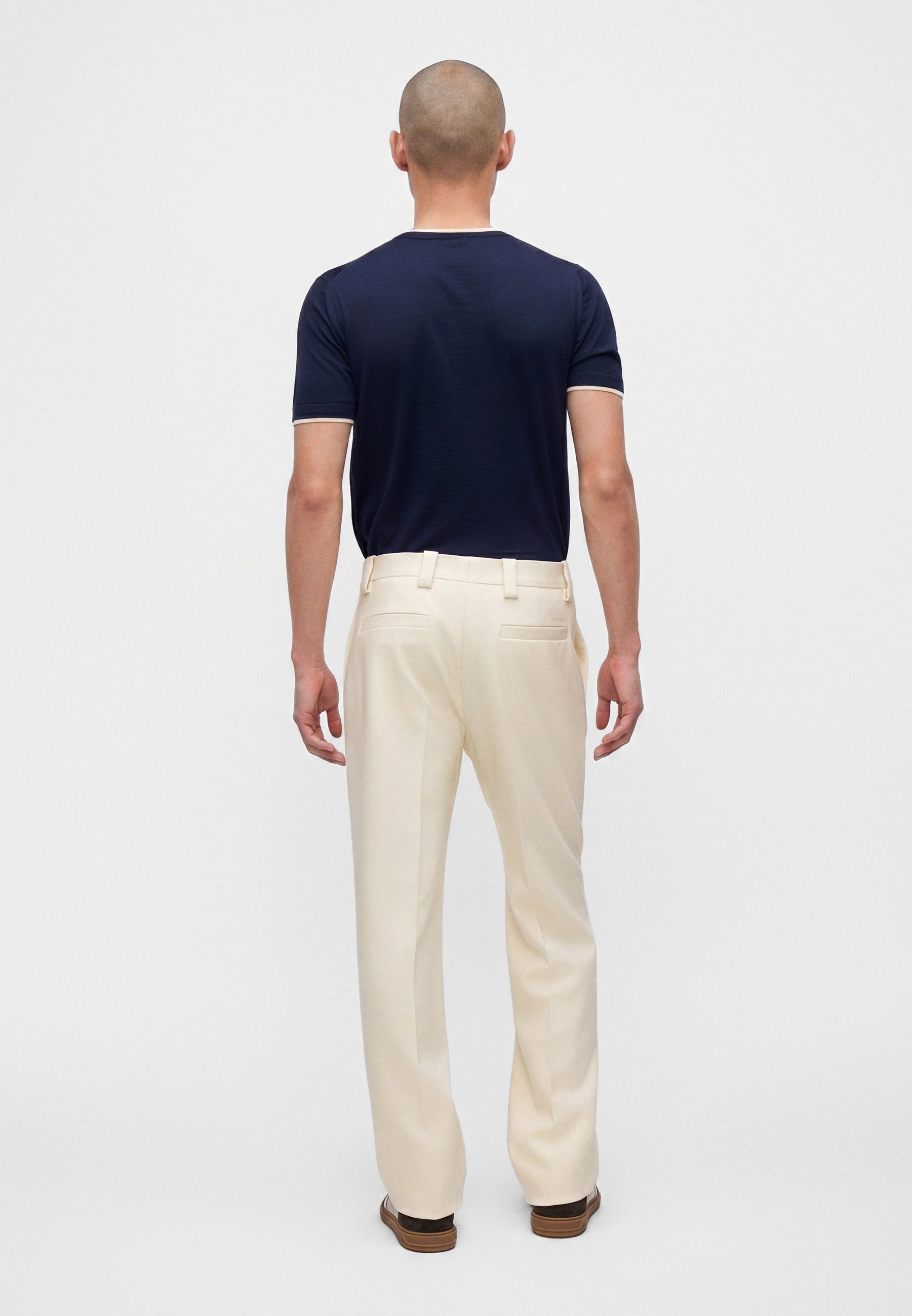 FORMAL PANT RESPONSIBLE  - Trousers - white