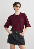 ESS TEE OS - Basic T-shirt - maroon