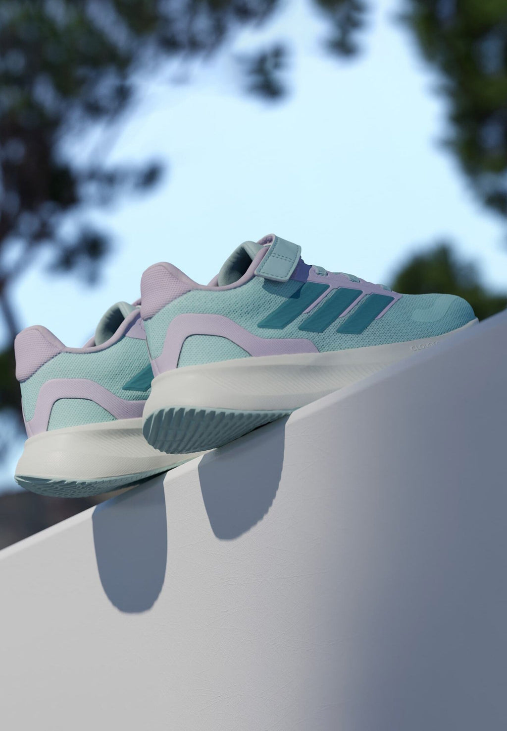 RUNFALCON 5 UNISEX - Road running shoes - halo mint mint ton ice lavender